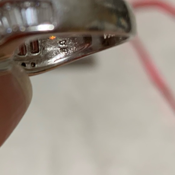 Sterling Silver Vintage PAJ CZ 925 Luxury Wedding Engagement Ring sz 7 - Picture 11 of 14